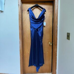 Navy Blue Gown size 4